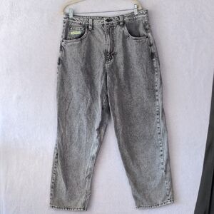 Empyre Womens Baggy Grunge Streetwear High Rise Jeans Waist 33‎